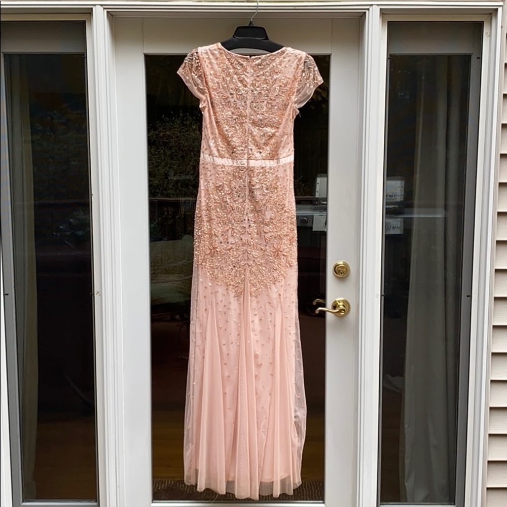 Blush Adrianna Papell Beaded Dress - Picture 8 of 8